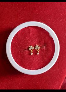 New 18crt Real gold earrings