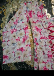 pinterest kurti /Floral Print Corset back