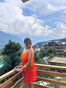 Vibrant Orange dress
