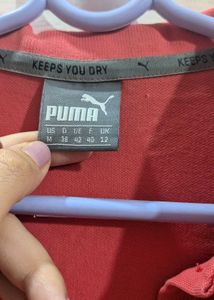Puma Women's Red Polo Shirt