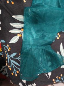 Stunning Teal Embroidered Gown