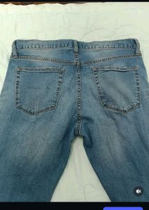 Men's Classic Blue Denim Jeans(unisex)