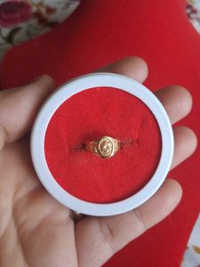Gold Ring with Star Design for kids