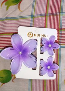 1-Flower Hair Clip Set