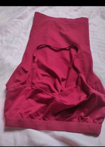 Maroon Halter Neck Tank Top