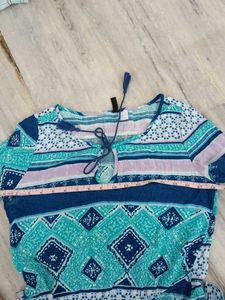 H&amp;M Boho Print Tunic Top