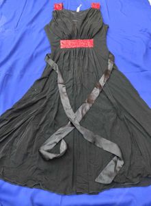 Elegant Black &amp; Red Dress