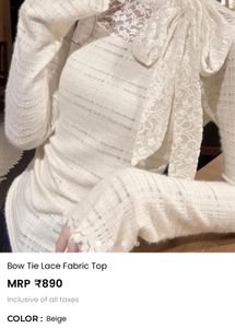 Elegant White Lace Blouse