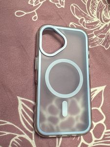 iPhone 16 Blue Case with MagSafe