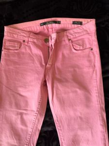 Pink Zara Denim Jeans