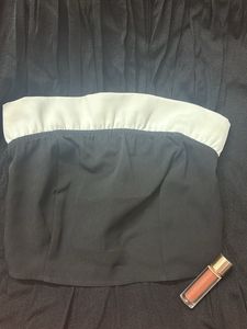 Chic Black &amp; White Tube Top