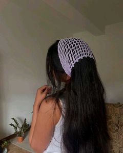 Crochet Hair Scarf Headband