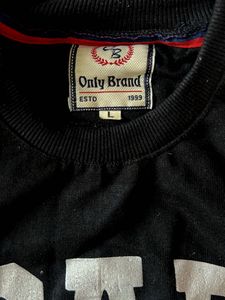 women black and red colour sweatshirt