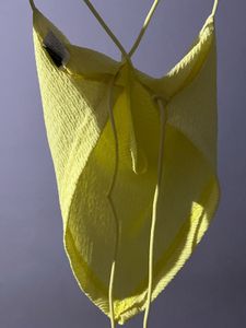 Lime Yellow Textured Camisole