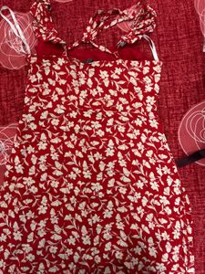 WESTSIDE Floral Red dress