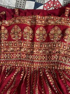 Elegant Embroidered Ethnic Gown