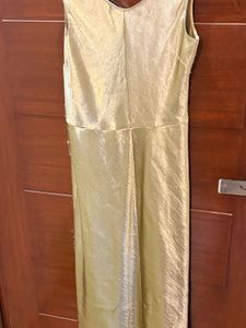 Shiny Gold Party Dress