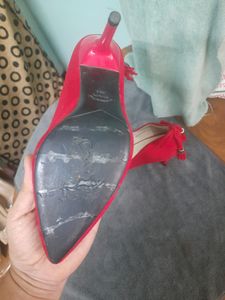 Red Suede Heels (Taiwan)