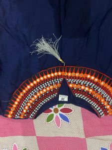 Stylish Blue Kurta with Mirror Work