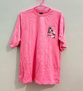 Men's Pink Graphic T-Shirt