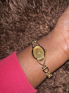 Vintage Heart Link Watch