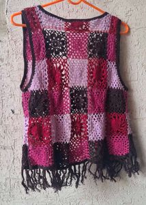 ✨ Boho Crochet Patchwork Top ✨