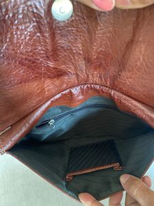 Real Leather Handbag From Italy
