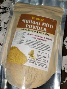 💥Multani Mitti,Rosewater,Aloevera Gel,Brush Combo