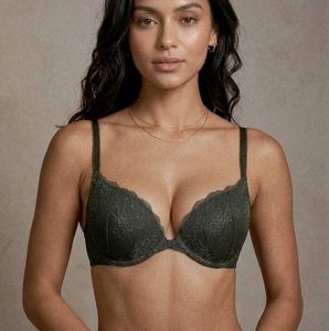 Lace Trim Padded Bra