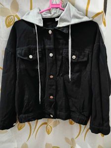 black denim jacket