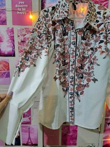 New  trending Floral Print Shirt Women