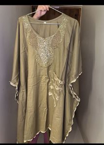 Elegant Embellished Kaftan Set