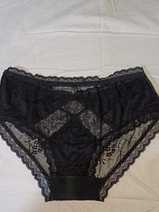 Elegant Black Lace Briefs