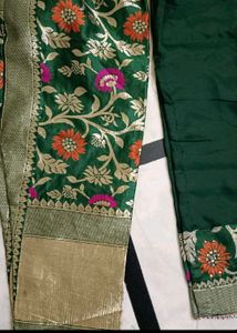banarsi Green Kurta Set