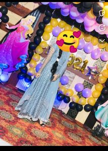Elegant Women's Ethnic Gown with dupatta