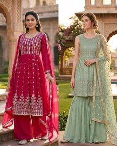 wedding 2 stylish heavy kurta plaja set