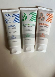 Zequz Face Wash Set (Aqua, Neem Tulsi, Papaya)