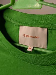 GERTRUDE Bright Green Graphic T-Shirt