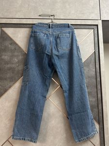 Vintage Wash Cargo Jeans