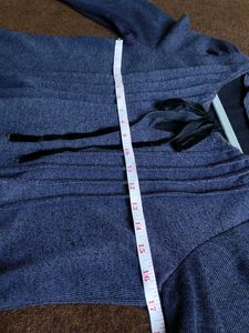 Navy Blue A-line Dress for Women