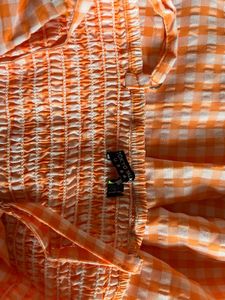 Gingham Two-Piece Set: Top &amp; Skirt