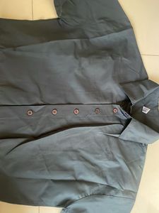 Classic women's Grey Button-Up Shirt