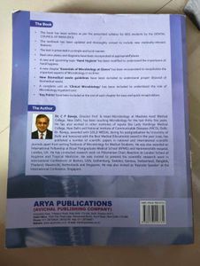 Textbook of microbiology for BDS