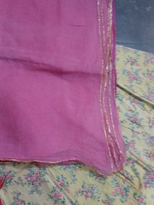 Beautiful Pink Bandhani Blouse Piece