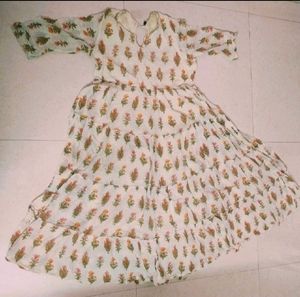 Floral Print Tiered Dress