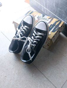 Classic Black Sneakers