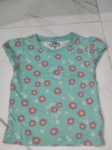 Cute Floral Print T-Shirt