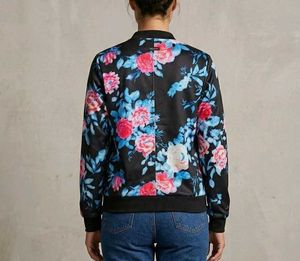 Floral Bomber Jacket