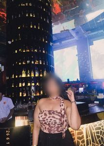 Cheetah Print One-Shoulder Top