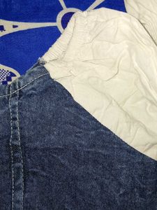 Cute Bow Denim Dress